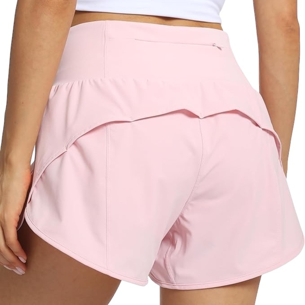 Light Pink Athletic Women's Shorts